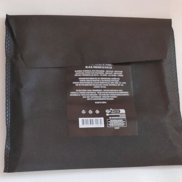 BEAUTIFUL GIORGIO ARMANI BEAUTY Purse Pouch BLACK PREMIUM POUCH BNWT - Picture 5 of 5
